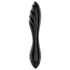 Satisfyer Dazzling Crystal 1 - stikla divpusējs dildo melns