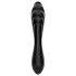 Satisfyer Dazzling Crystal 1 - stikla divpusējs dildo melns