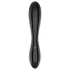 Satisfyer Dazzling Crystal 1 - stikla divpusējs dildo melns