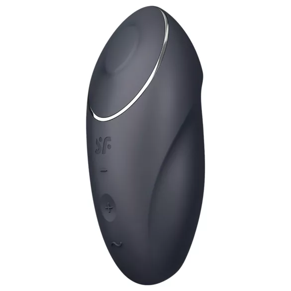 Satisfyer Tap & Climax 1 - klitora vibrators 2in1 melns