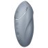 Satisfyer Tap & Climax 1 - 2-in-1 klitora vibrators (pelēks)