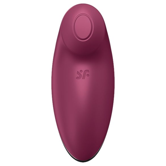 Satisfyer Tap & Climax 2 - sieviešu vibrators un klitora stimulators, sarkans