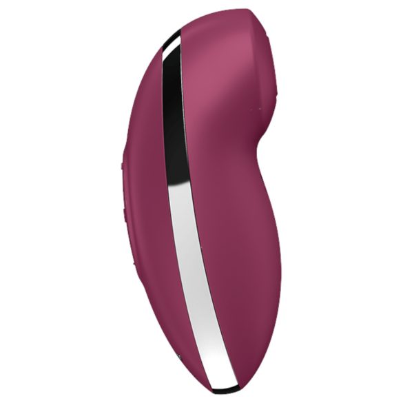 Satisfyer Tap & Climax 2 - sieviešu vibrators un klitora stimulators, sarkans