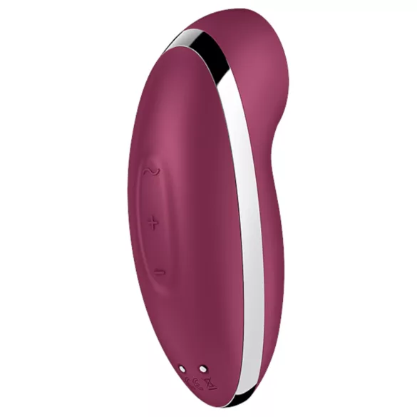 Satisfyer Tap & Climax 2 - 2in1 klitora stimulators un vibrators (sarkans)