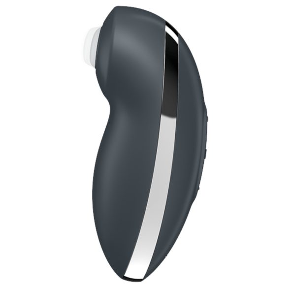 Satisfyer Tap & Climax 2 - klitora vibrators ar vibrāciju 2in1 pelēks