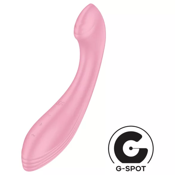 Satisfyer G-Force - uzlādējams ūdensizturīgs G punkta vibrators rozā