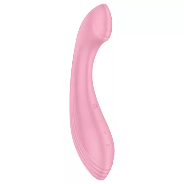 Satisfyer G-Force - uzlādējams ūdensizturīgs G punkta vibrators rozā