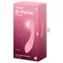 Satisfyer G-Force - uzlādējams ūdensizturīgs G punkta vibrators rozā
