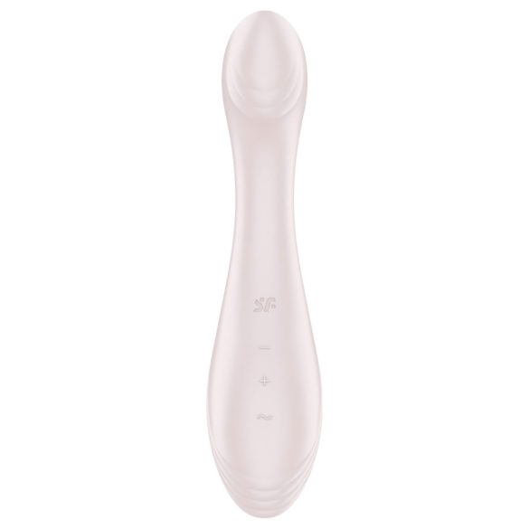 Satisfyer G-Force - G-punkta vibrators uzlādējams ūdensizturīgs bēšs