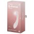 Satisfyer G-Force - G-punkta vibrators uzlādējams ūdensizturīgs bēšs