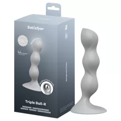 Satisfyer Triple Ball-R - anālais lodīšu dildo pelēks