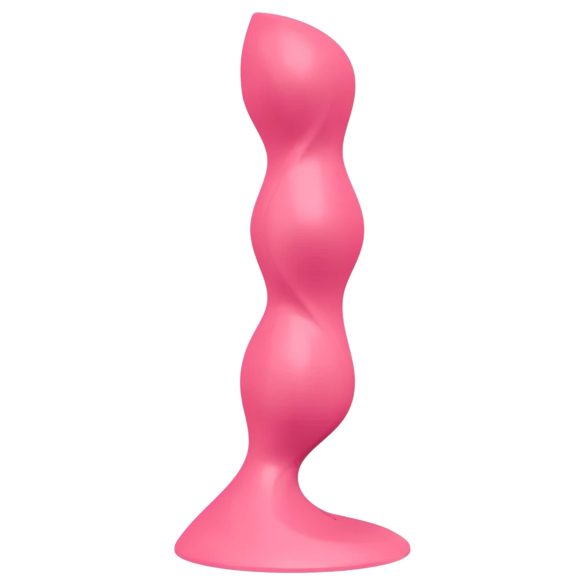 Satisfyer Triple Ball-R - anālais vibrators ar lodītēm rozā