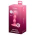 Satisfyer Triple Ball-R - anālais vibrators ar lodītēm rozā
