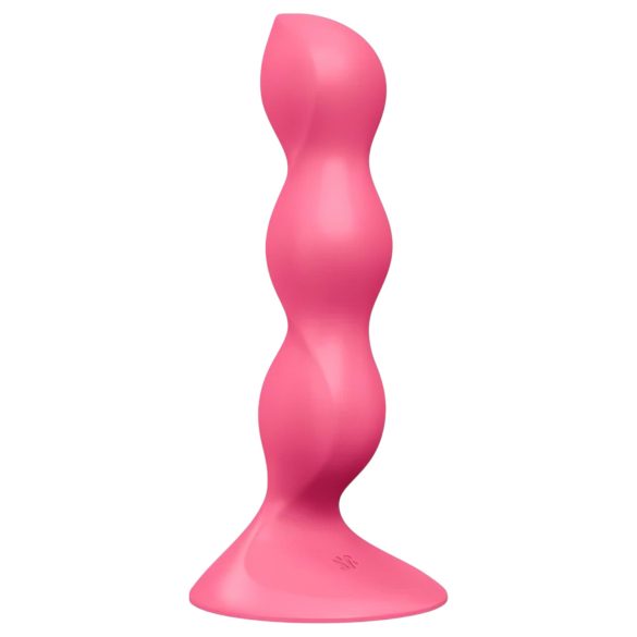 Satisfyer Triple Ball-R - anālais vibrators ar lodītēm rozā