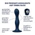 Satisfyer Double Ball-R - svars līdzsvara dildo (zils)