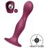 Satisfyer Double Ball-R - piesūcekņa dildos ar svaru, sarkans