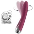 Satisfyer Spinning Vibe 1 - rotējošas galviņas G-punkta vibrators (sarkans)