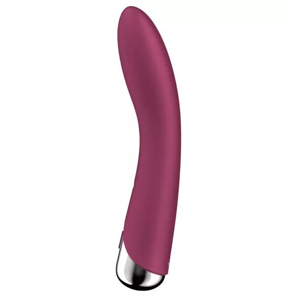 Satisfyer Spinning Vibe 1 - rotējošas galviņas G-punkta vibrators (sarkans)