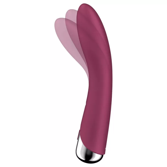 Satisfyer Spinning Vibe 1 - rotējošas galviņas G-punkta vibrators (sarkans)