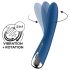 Satisfyer Spinning Vibe 1 - G punkta vibrators ar rotējošu galviņu (zils)