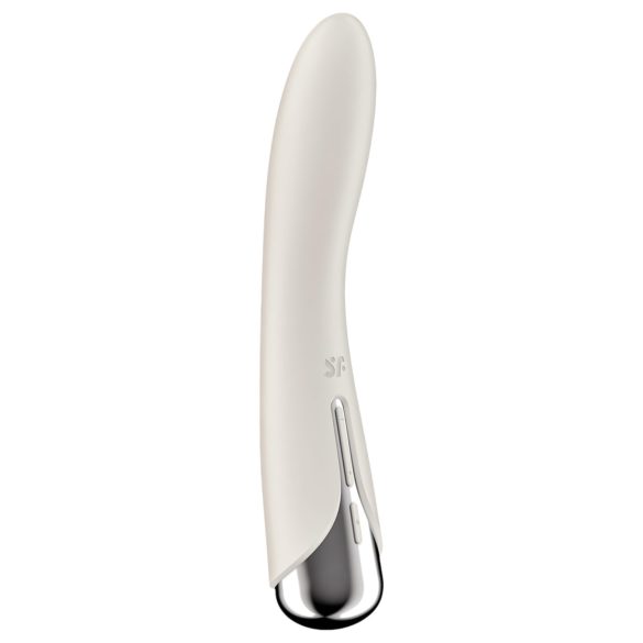 Satisfyer Spinning Vibe 1 - rotējošs G punkta vibrators (bēšs)
