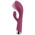 Satisfyer Spinning Rabbit 1 - rotējošs klitora stimulators (sarkans)