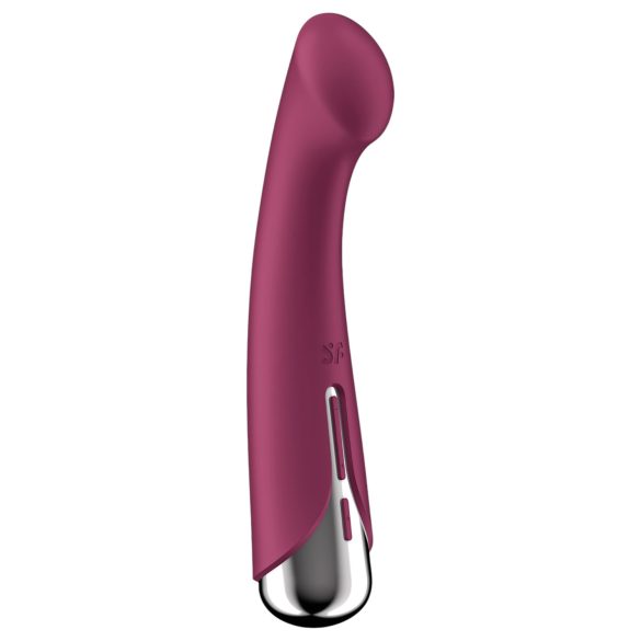 Satisfyer Spinning G-Spot 1 - griezošs G-punkta vibrators (sarkans)