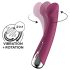Satisfyer Spinning G-Spot 1 - rotējošs G-punkta vibrators (sarkans)