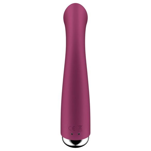 Satisfyer Spinning G-Spot 1 - griezošs G-punkta vibrators (sarkans)