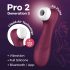 Satisfyer Pro 2 Gen3 - gudrā gaisa viļņu klitora stimulators (sarkans)