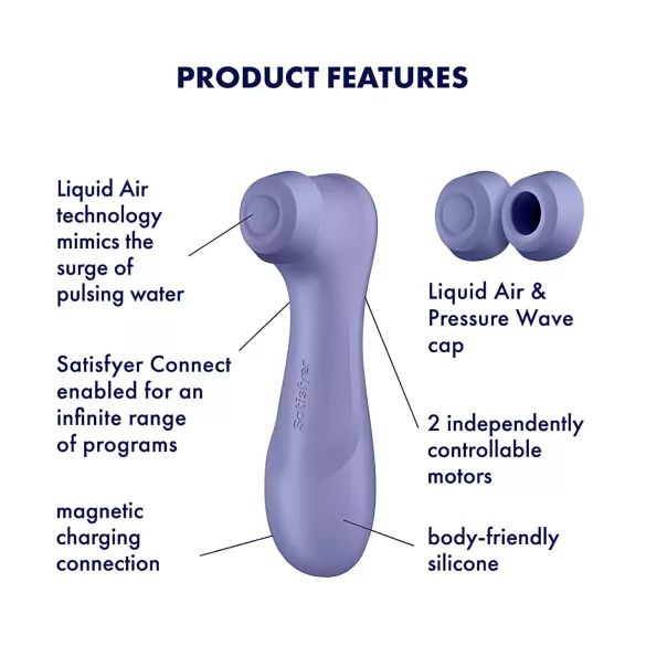 Satisfyer Pro 2 Gen3 - klitorālais stimulators ar gaisa viļņiem violets