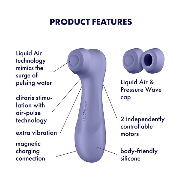 Satisfyer Pro 2 Gen3 - klitorālais stimulator ar gaisa viļņiem, uzlādējams,