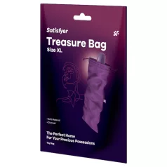   Satisfyer Treasure Bag XL - diskrēta seksa rotaļlietu glabāšanas soma (violeta)