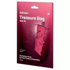   Satisfyer Treasure Bag XL - diskrēta seksa rotaļlietu glabāšanas soma (rozā)