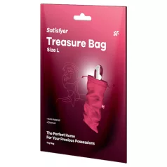   Satisfyer Treasure Bag L - diskrēta uzglabāšanas soma liela rozā