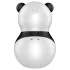 Satisfyer Pocket Panda - gaisa viļņu klitora stimulators (melns)