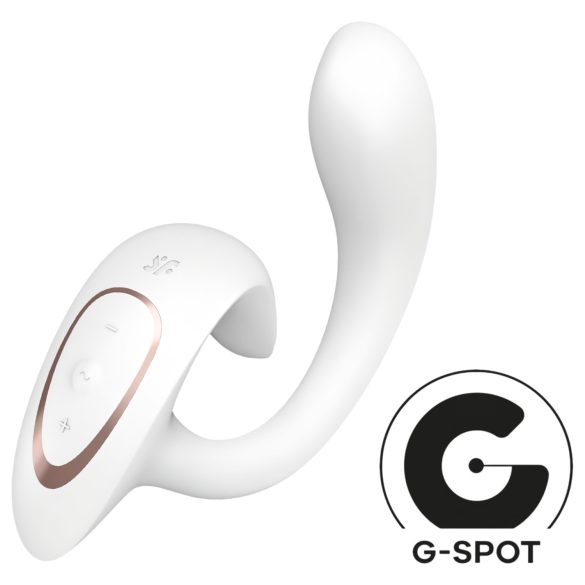 Satisfyer G priekš dievietēm 1 - klitora un G-punkta vibrators (balts)
