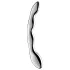 Satisfyer Cosmic Crest 2 - metāla dildo viļņots sudraba