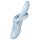Satisfyer Heat Flex 4 – uzsilstošs klitora vibrators ar atzaru (sudrabs)