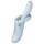 Satisfyer Heat Flex 4 - klitora vibrators ar iesildīšanu sudraba krāsā