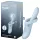 Satisfyer Heat Flex 4 - sildošs vibrators ar klitora rokturi (zils)