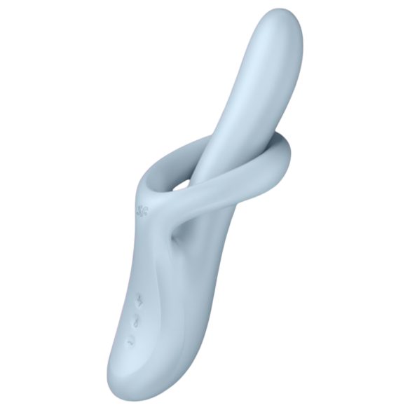 Satisfyer Heat Flex 4 – uzsilstošs klitora vibrators ar atzaru (sudrabs)