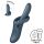 Satisfyer Heat Flex 4 - sildošs klitoriālais vibrators (pelēks)