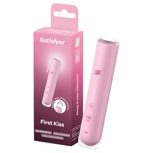 Satisfyer First Kiss - gaisa viļņu klitora stimulators (rozā)