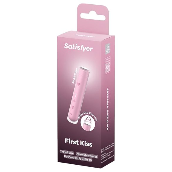 Satisfyer First Kiss - gaisa viļņu klitora stimulators (rozā)