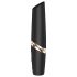 Satisfyer Perfect Kiss - lūpu krāsas vibrators (melns)