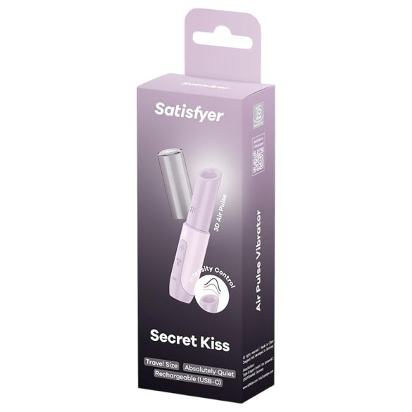 Satisfyer Secret Kiss - klitora stimulatora ar gaisa viļņu tehnoloģiju rozā