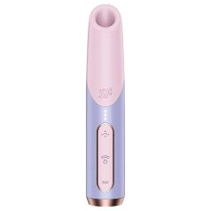   Satisfyer Bold Kiss - gaisa viļņu vibrators lūpu krāsas dizains rozā