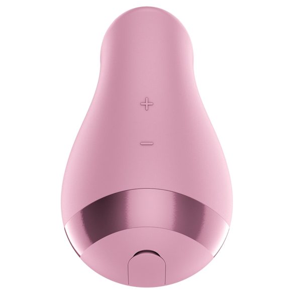 Satisfyer klitora vibrators ar mēli rozā