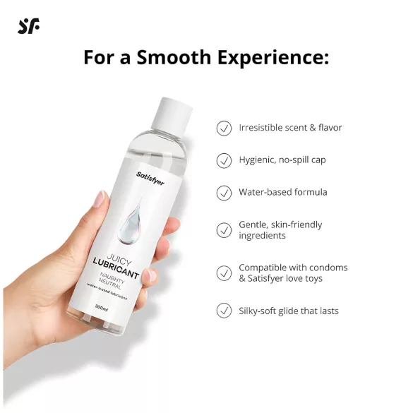 Satisfyer - ūdens bāzes lubrikants jutīgai ādai 300ml